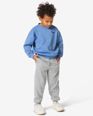 HEMA Kinderbroek sweatstof grijsmelange (grijsmelange)