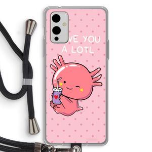 Love You A Lotl: OnePlus 9 Transparant Hoesje met koord