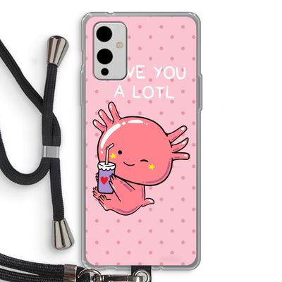 Love You A Lotl: OnePlus 9 Transparant Hoesje met koord