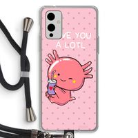 Love You A Lotl: OnePlus 9 Transparant Hoesje met koord