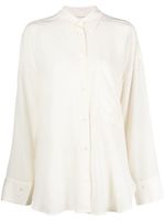 By Malene Birger blouse en soie à manches longues - Blanc - thumbnail