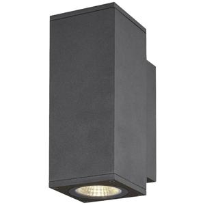 SLV ENOLA SQUARE S UP/DOWN 1003418 LED-buitenlamp (wand) LED LED vast ingebouwd 7 W Antraciet