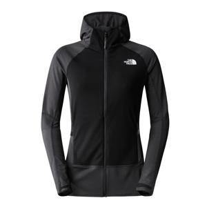 The North Face Bolt Polartec Hoodie Dames Fleece Asphalt Grey-Tnf Black L