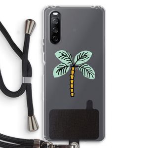 Palmboom: Sony Sony Xperia 10 III Transparant Hoesje met koord