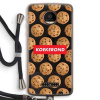 Koekerond: Motorola Moto Z Force Transparant Hoesje met koord