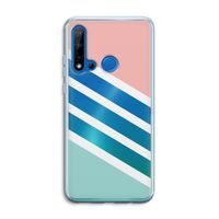 Strepen pastel: Huawei P20 Lite (2019) Transparant Hoesje