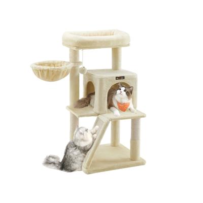 Krabpaal met groot uitkijkplatform, beige