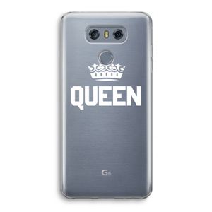 Queen zwart: LG G6 Transparant Hoesje