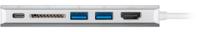 Goobay 76788 laptop dock & poortreplicator USB Type-C Zilver - thumbnail