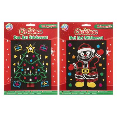 Creative Craft Group Xmas holografische stippen stickerset
