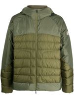 Moncler doudoune zippée Gloas à patch logo - Vert - thumbnail