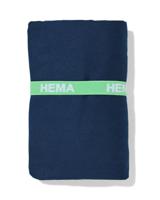 HEMA Strandlaken 110x175cm microvezel donkerblauw (blauw)