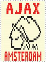 Sunarts doe het zelf pakket model Logo Ajax 80 x 210 cm artikelnummer D288