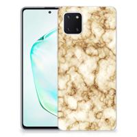 Samsung Galaxy Note 10 Lite | TPU | Siliconen hoesje | Marmer Goud