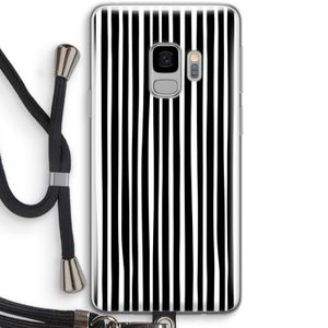 Stripes: Samsung Galaxy S9 Transparant Hoesje met koord
