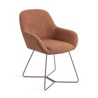 Jesper Home Eetkamerstoel 'Kushi' Beehive Rose, kleur Amber Autumn