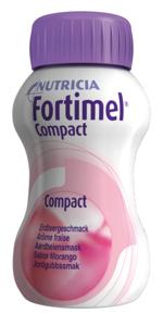 Fortimel Compact Aardbei Flesjes 4x125ml