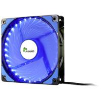 Inter-Tech L12025 PC-ventilator Blauw (b x h x d) 120 x 120 x 25 mm