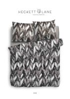Heckett & Lane DBO Carol Zwart/Wit 200x200 Flanel - thumbnail