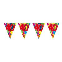 40 jaar ballonnen vlaggenlijn, 10 m