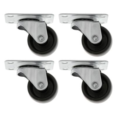 AMIG zwenkwiel - 10x - D30mm - nylon - 45kg draagvermogen - zwart - transportwiel AMIG zwenkwiel - 10x - D30mm - nylon - 45kg draagvermogen - zwart - transportwiel