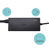 i-tec Universal Charger USB-C PD 3.0 + 1x USB-A, 77W oplader - thumbnail