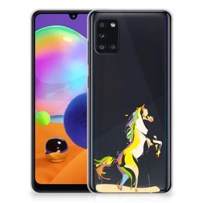 Samsung Galaxy A31 Telefoonhoesje met Naam Horse Color Samsung Galaxy A31 Telefoonhoesje met Naam Horse Color
