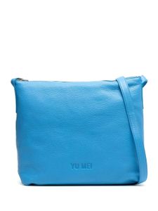 Yu Mei sac cabas Baidy en cuir nappa - Bleu