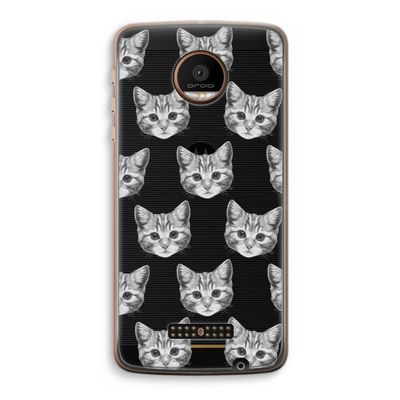 Kitten: Motorola Moto Z Force Transparant Hoesje