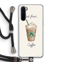 But first coffee: OnePlus Nord Transparant Hoesje met koord