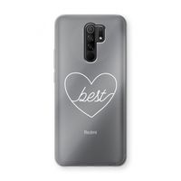 Best heart pastel: Xiaomi Redmi 9 Transparant Hoesje