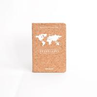 Reisdagboek Woody notebook kurk A6 World map Adventures | Miss Wood Reisdagboek Woody notebook kurk A6 World map Adventures | Miss Wood