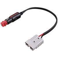 TRU COMPONENTS TC-12195692 Hoge stroomsterktes batterijstekker op AUTOSIGARETTENAANSTEKERSTEKKER met zekering Zwart, Rood 1 stuk(s) TRU COMPONENTS TC-12195692 Hoge stroomsterktes batterijstekker op AUTOSIGARETTENAANSTEKERSTEKKER met zekering Zwart, Rood 1 stuk(s)
