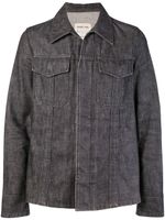 Helmut Lang Pre-Owned raw denim slim jacket - Gris - thumbnail