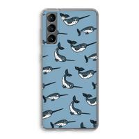 Narwhal: Samsung Galaxy S21 Transparant Hoesje