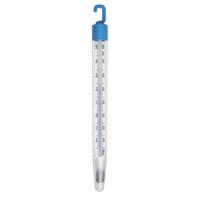 Koelkast en vriezerthermometer - blauw - kunststof - analoog Koelkast en vriezerthermometer - blauw - kunststof - analoog