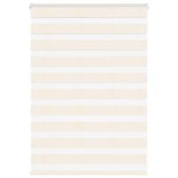 VidaXL Zebra rolgordijn 115x100 cm stofbreedte 110,9 cm marmerbeige