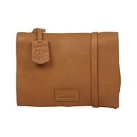 Burkely Soft Skylar Double pocket flap crossbody bag-Cognac