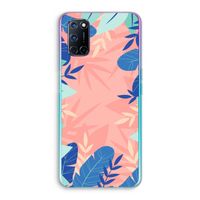 Tropisch: Oppo A92 Transparant Hoesje