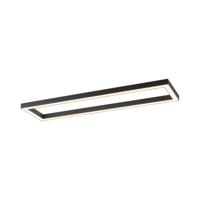 Paul Neuhaus Rechthoekige plafondlampPure Lines Square antraciet - 6023-13