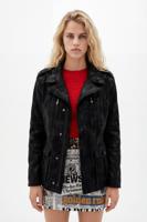 Recht jack met zakken - BLACK - XS