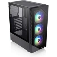 Mid Tower PC-behuizing zonder voeding - THERMALTAKE View 200 TG ARGB (zwart) - ATX/Micro ATX - 3x120mm A-RGB - USB 3.0/2.0 - Gehard glas
