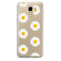 Margrietjes: Samsung Galaxy J6 (2018) Transparant Hoesje