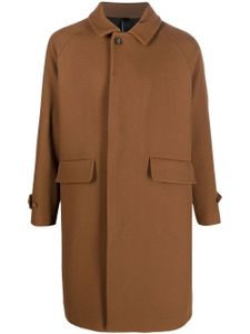 Hevo manteau Crispiano à simple boutonnage - Marron