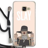 Slay All Day: Samsung Galaxy A3 (2016) Transparant Hoesje met koord