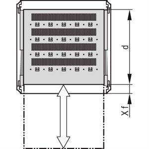 nVent SCHROFF 27230108 19 inch Schap voor patchkast Grijs