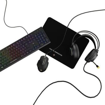 4-in-1 RGB-gamingpakket - MOBILITEIT - Aquila - Toetsenbord + Headset + Muis + Mat