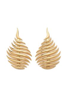 Fernando Jorge boucles d'oreilles pendantes Flame en or 18ct