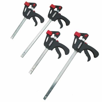 Snelspan lijmklemmenset - 4x - verzinkt staal - bereik 150 mm en 300 mm