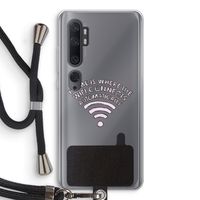 Home Is Where The Wifi Is: Xiaomi Mi Note 10 Pro Transparant Hoesje met koord